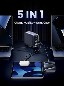 ๐ฅ On Sale: UGREEN 300W GaN Charging Station USB C Charger PD3.1 ๐ฅ - Picture 1 of 9