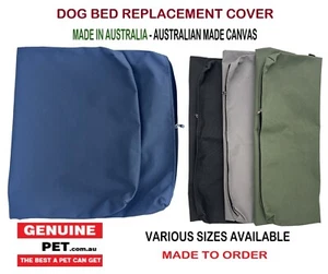 AUSTRALIAN MADE Dog Pet Mattress Crate Bed Replacement Covers Canvas Cover - Picture 1 of 11
