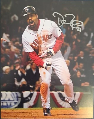 Dave Roberts Boston Red Sox Signed 8x10 Pic Autograph Photo Dodgers Padres - Image 1 of 3