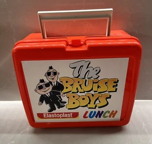 Vintage The Bruise Boys Retro Lunch Box By Thermos 80s Elastoplast Free P&P - Picture 1 of 6