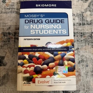 Mosby's Drug Guide for Nursing Students by Linda Skidmore-Roth (2022, Trade... - Picture 1 of 3