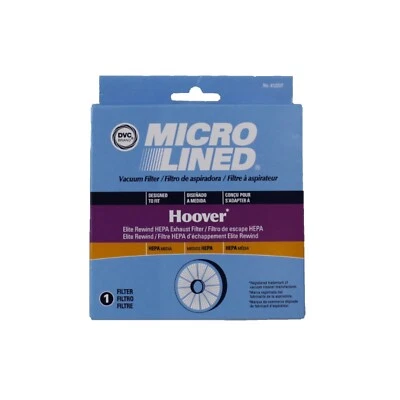 DVC HEPA Exhaust Filter Designed To Fit Hoover Elite Rewind Vacuum 413207 - Image 1 of 2