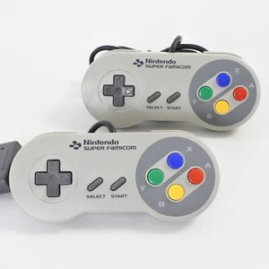 Super Famicom Pair of Controller SHVC-005 Control pad Nintendo Official SFC 0301 - Picture 1 of 4