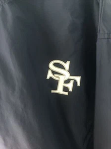 San Francisco Windbreaker Jacke Erwachsene XL dunkelblau Kapuze Herren - Bild 1 von 10