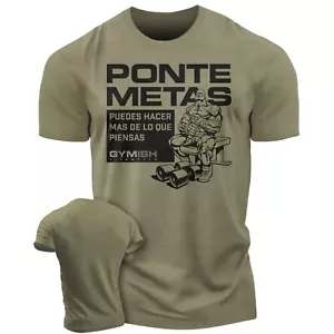 Ponte metas Puedes hacer mas De lo que piensas Workout Gym T-Shirt for Men - Picture 1 of 35