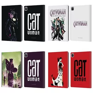 OFFICIAL BATMAN DC COMICS CATWOMAN LEATHER BOOK WALLET CASE COVER FOR APPLE iPAD - Picture 1 of 10