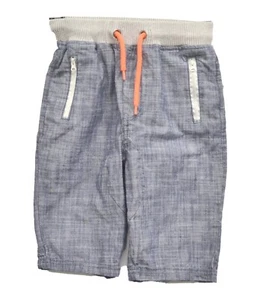 Univibe Boy Graphic Swimming  Cargo Shorts Faded Indigo Blue Small sz8 - Picture 1 of 3