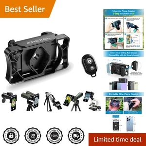 Sturdy Telescope Phone Holder Mount for Instant Wildlife & Astronomy Photography - Picture 1 of 9
