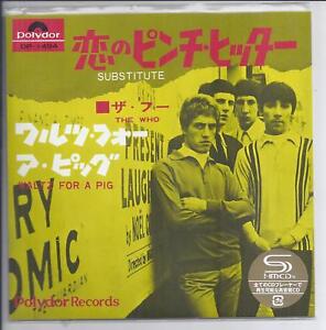 The WHO Substitute / Waltz For A Pig JAPAN 7 inch size JAPAN mini lp SHM cd NEW