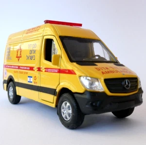 AMBULANCE ISRAEL MERCEDES VAN WELLY MOBILE INTENSIVE CARE UNIT MAGEN DAVID ADOM - Picture 1 of 10