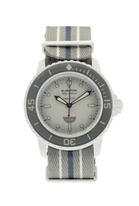 Brand New Swatch x Blancpain Scuba Fifty Fathoms Antarctic Ocean / Brand New / - Picture 1 of 1