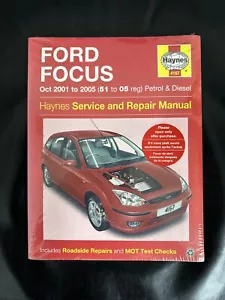 Haynes 4167 Ford Focus 2001 - 2005 Petrol and Diesel Repair Manual 51 to 05 reg - Picture 1 of 2