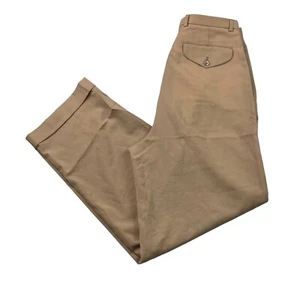 Gucci Women’s 100% Cotton Dress Pants Khaki/Tan • Italy • 46 IT | 30x30 US - Picture 1 of 14