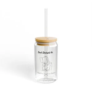 Don't Disturb Me Until I've Read a Chapter Can Shaped Glass, 16oz - Imagen 1 de 6