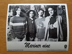 MARINER NINE 8x10 BLANCO Y NEGRO Foto de Prensa Publicidad Años 90 INDIE ART ROCK ALTERNATIVO - Imagen 1 de 3