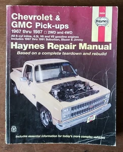 Chevrolet GMC Pick-Ups 1967 - 1987 2wd 4wd Haynes Service Repair Manual 24064 - Bild 1 von 1