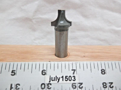 (1) NUEVO MLCS 3/4" D 1/4" R Cove Ranura Perfil Punta Carburo Broca 1/2" Vástago n4 Foto 1 de 4