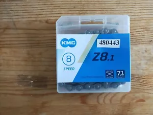 KMC Z8.1 116L 8speed Chain Gray - Picture 1 of 5