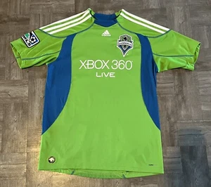 ADIDAS 2010 Seattle Sounders FC Jersey Youth X-Large Green Xbox 360 ClimaCool XL - Picture 1 of 10