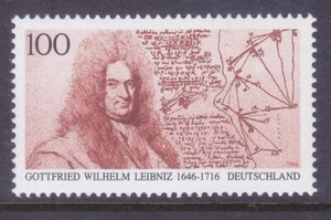 Germany 1933 MNH 1996 Gottfried Wilhelm Leibniz - Mathematician & Philosopher - Picture 1 of 1