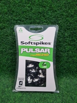 SOFTSPIKES Pulsar Golf Spikes (Schwarz, Weiß / Fast Twist / 100% recycled)