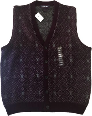 Nuevo con etiquetas Chaleco Suéter Vintage Andhurst Talla XL Acrílico E58 Foto 1 de 2