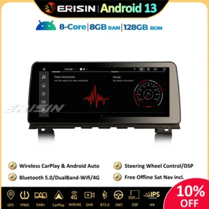 12.3" 128GB Android 13 Car Stereo Sat Nav DAB+ Wifi for BMW 7 Serie F01 F02 CIC - Picture 1 of 22