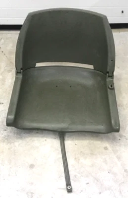 Copolymer Olive Green Folding Plastic Boat Seat - Image 1 of 4