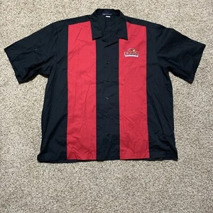 Port Authority Men’s Lamar Athletics Button Up Sz. 3XL Pre-Owned Black/Red LT - Picture 1 of 2