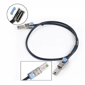 26Pin SFF-8088 TO SFF-8088 External mini SAS to mini-SAS Cable 3.3FT DELL 00TFC6 - Picture 1 of 7