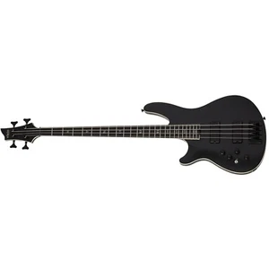 Schecter SLS Evil Twin-4 LH Satin Black Left-Handed Electric Bass - BRAND NEW - Picture 1 of 11