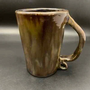 Taza de café de cerámica artística vintage Gatti Studio - Imagen 1 de 11