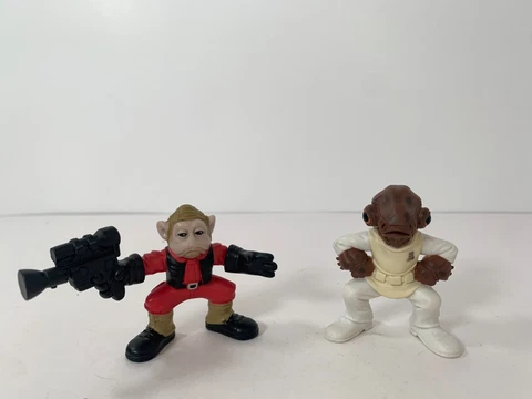 Hasbro Star Wars Galactic Heroes Admiral Ackbar Nien Nunb Action Figures Lot Cover