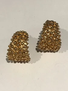 PENDIENTES DE ORO SARAH COVENTRY Vintage - Imagen 1 de 7