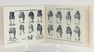 Casa delle bambole libro in miniatura scala 1:12, Mrs. Robert Heath Ladies Hatter, 1880 - Foto 1 di 8