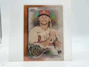 2022 Allen & Ginter Chrome Orange Refractor /25 Brendan Donovan Rookie RC - Picture 1 of 2