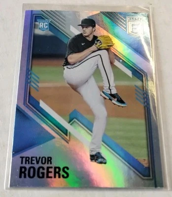 TREVOR ROGERS RC 2021 PANINI CHRONICLES ELITE ROOKIE CARD MIAMI - Image 1 of 2