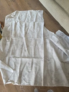 2 Fabric Remnants - John Lewis GRAYSWOOD Cotton / Linen Mix - Picture 1 of 8