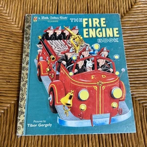 A Little Golden Book : The Fire Engine Book by Tibor Gergely (Hardcover) - Picture 1 of 2