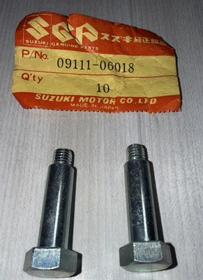 (CANTIDAD2) NOS Suzuki RM100/RM125/TM100 Bolt # 09111-06018 Foto 1 de 2