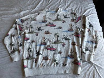 Sudadera Scotch & Soda Amsterdam AOP Crew Logo Cactus Cars para hombre talla XL Foto 1 de 4