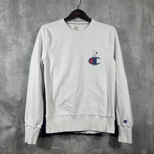 Todd Snyder Champion Sweatshirt Mens Medium Peanuts Pullover Crewneck White - Picture 1 of 12