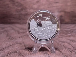 ESCUDO DEL DESIERTO 1 ONZA PLATA FINA .999 REDONDO Prueba Como - Imagen 1 de 2