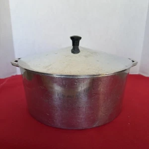 Master Maid Cast Aluminum Heavy 5 Qt. 10" x 5"  Roaster w/ Lid Unpolished - Picture 1 of 13