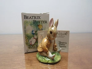 BESWICK ENGLAND BENJAMIN BUNNY SASS AUF EINER BANK FIGUR © 1983 BEATRIX POTTER -C3- - Bild 1 von 15
