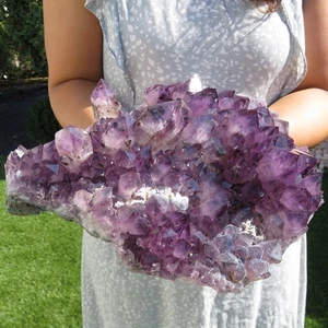 Mineralien *** DRUSA aus VIOLETTEM AMETHYST HOHE QUALITÄT Brasilien - Bild 1 von 2
