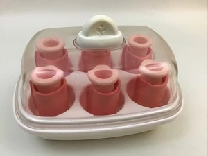 Little Tikes Beauty Salon Vanity Pink Hair Curlers Rollers Vintage - Picture 1 of 14