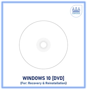 Windows 10 DVD (For: Recovery & Reinstallation) - Picture 1 of 1
