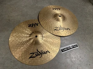 14" Zildjian ZHT ROCK Hi Hat Set NICE HATS #IM8 - Picture 1 of 14
