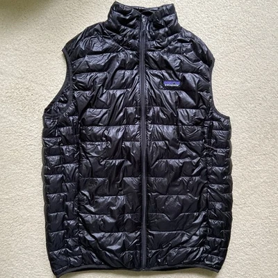 男式 Patagonia Micro Puff 背心,尺寸 L — 第 1/4 张图片
